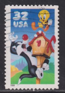 United States 3204A Sylvester & Tweety Bird 1998