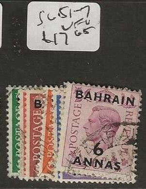 BAHRAIN  SG51-57  KGVI  ON GB   2/2A/1/2D-6A/6D     VFU     P0708A H