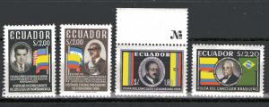 Ecuador 638-641 MNH