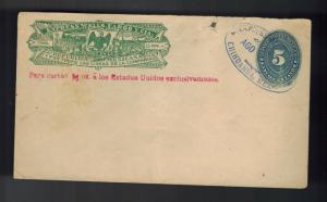 1890s Chihuahua Green Mexico Wells Fargo Express Mail Cover
