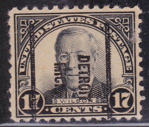 Precancel - Detroit, MI PSS 697-61 Bureau Issue