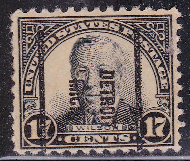 Precancel - Detroit, MI PSS 697-61 Bureau Issue