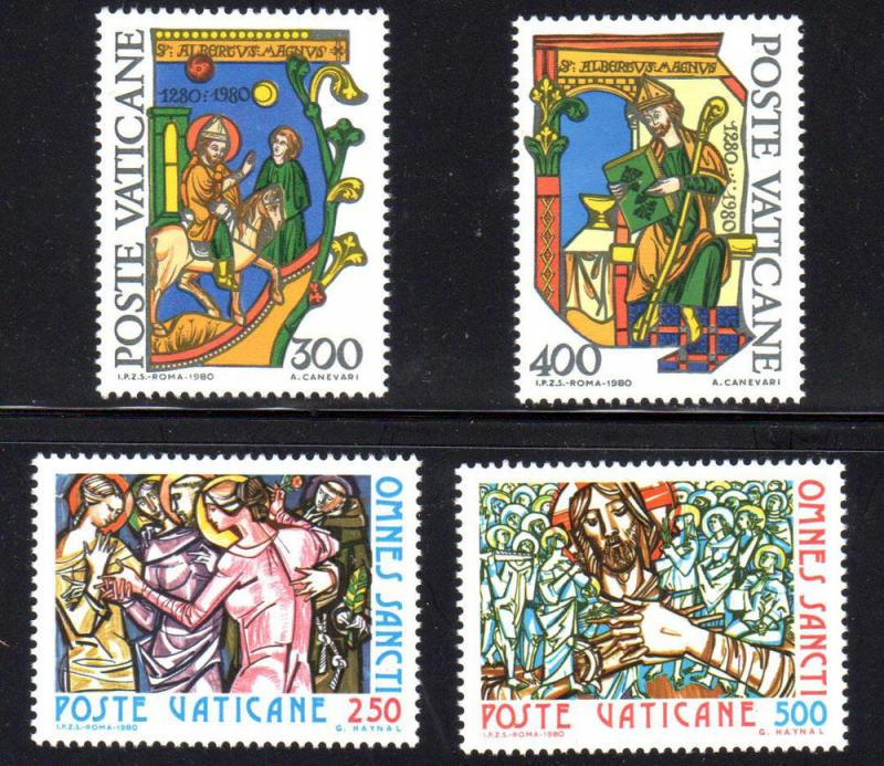 VATICAN 677-680 MNH VF  COMPLETE SETS