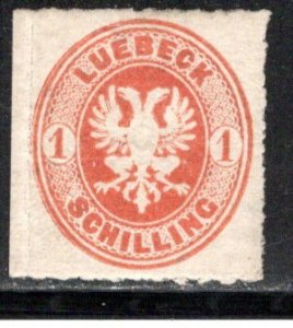 German States Lubeck Scott # 9, mint hr