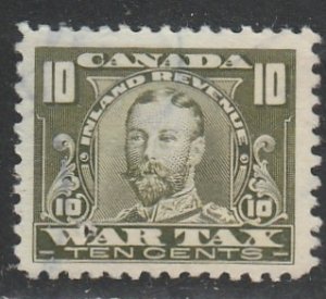 Canada   War Tax   VanDam FWT13   (O)    1915  Le $0.10