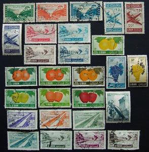 Packet, Lebanon, 53 Different BOB Issues, Scott B1 // C235