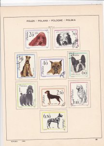 poland 1963 dogs, ships & fencing + other stamps page ref 17264