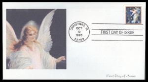 #3012 Midnight Angel Homespun FDC