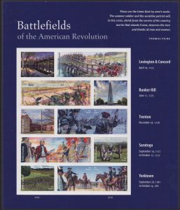 5977 Battlefields of the American Revolution MNH