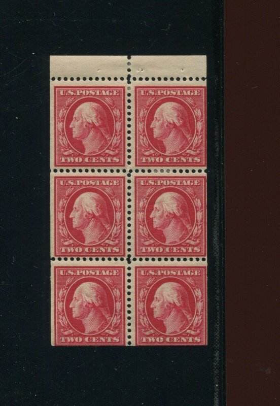 375a Washington Mint Booklet Pane of 6 Stamps (Stock By 896)