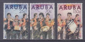 Aruba 46-48 MNH New Year 1990 Dande Band Members Set of 3