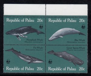 Palau 24-7 Whales mnh