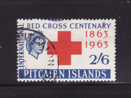 Pitcairn Islands 37 U Queen Elizabeth II, Red Cross