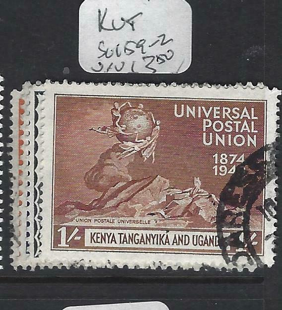 KENYA,UGANDA, TANGANYIKA  (P2103B)  KGVI UPU SG 159-162   VFU