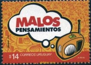 136953 MNH URUGUAY 2003 MALOS PENSAMIENTOS