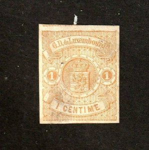 Luxembourg stamp #4, MH partial gum,  CV $130.00