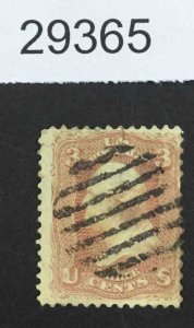 US STAMPS  #65 USED LOT #29365