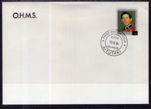 Aitutaki 355 U/A FDC