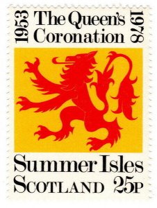 (I.B) Cinderella : Summer Isles - Coronation 25p (Lion) 