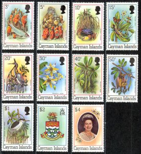 Cayman Islands Sc# 452-462 MNH 1980 Definitives