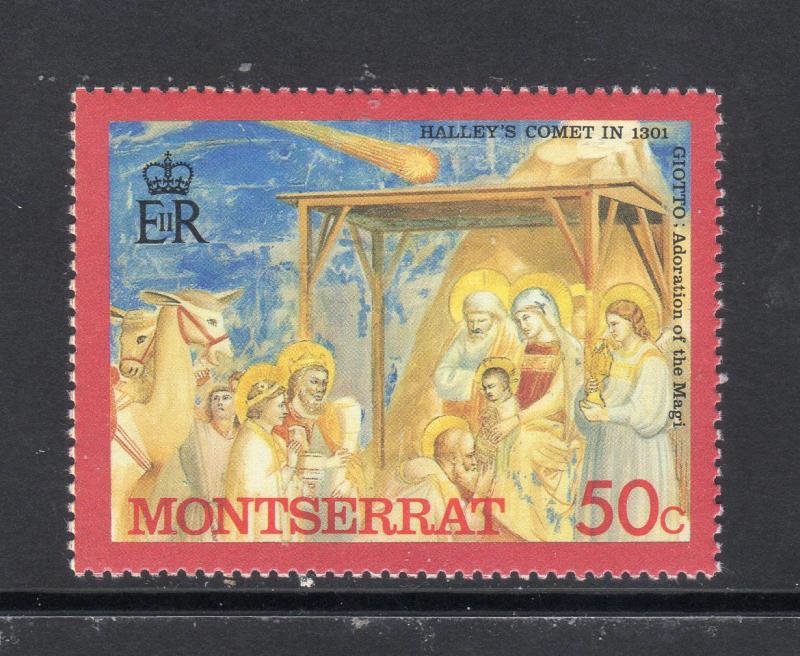 MONTSERRAT #635 MNH VF Halleys Comet/Adoration of the Magi