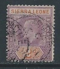 Sierra Leone #80 Used 2p King Edward VII Wmk. 3