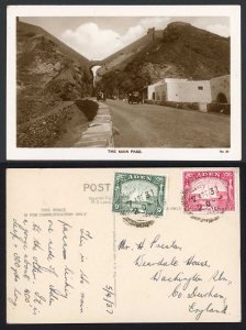 Aden SG2 and SG6 on a Postcard to the UK