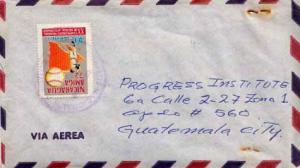 Nicaragua, Airmail, Sports, Maps