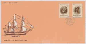 Norfolk Island 495-496 1990 William Wentworth. Thursday Christian. U/A FDC.