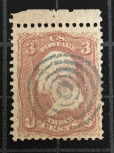 US Stamps- SC# 65 - Used - Premium Item - Bullseye Cancel - SCV =   $3.00