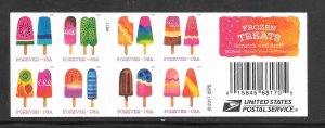 #5285-5294 MNH Frozen Treats forever booklet