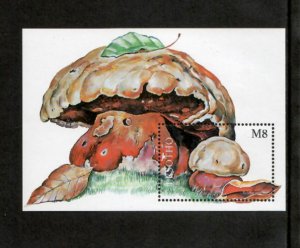 Lesotho 1998 - Mushrooms - Souvenir Stamp Sheet - Scott #1116 - MNH