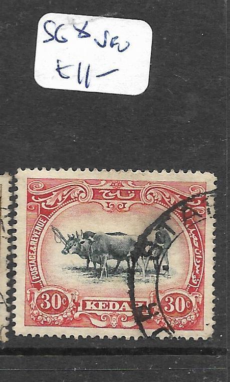 MALAYA KEDAH (P1401B) COW 30C  SG 8   VFU