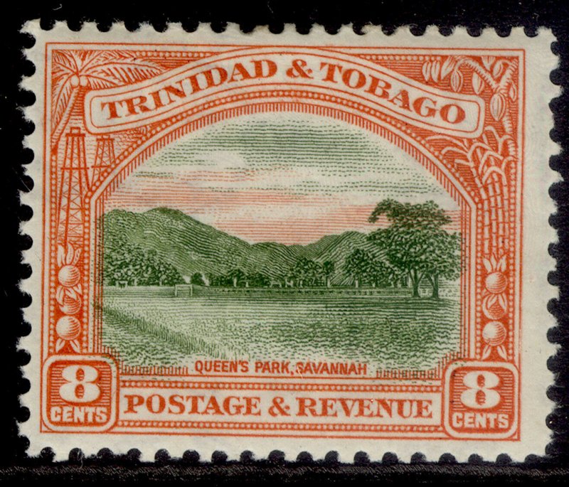 TRINIDAD & TOBAGO GV SG234, 8c sage-green & vermilion, M MINT. 