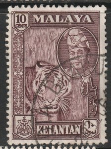 Malaya Kelantan Scott 89 - SG101, 1961 Sultan 10c used