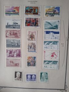 collection on pages Sweden 1973-76 used CV $36