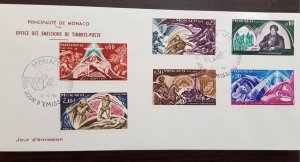 Monaco,  1968 First Day Covers - 12 Unaddressed