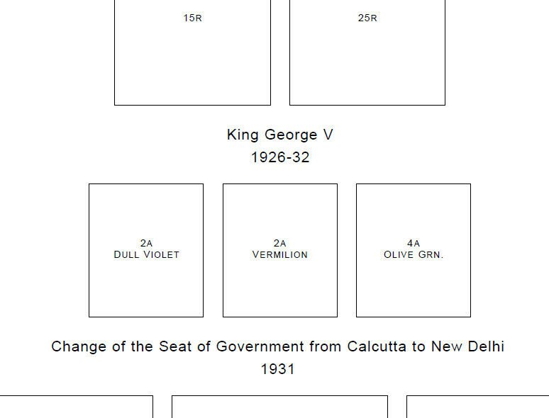 PRINTED INDIA [CLASS.] 1852-1946  STAMP ALBUM PAGES (23 pages)