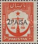 MNH** Pakistan - Previous Stamps Surcharged with New Currency-1961