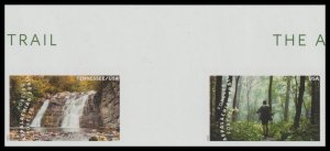 US 5960p Appalachian Trail imperf NDC vert gutter pair set 5x2 MNH 2025