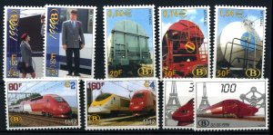 Belgium modern Railways. All mint NH (previously in Scott, but  Cinderellas)