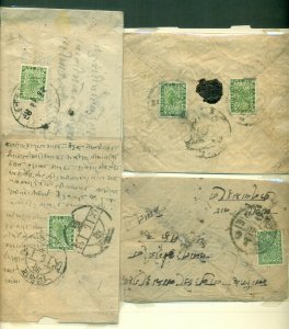 JAPAN, NETH INDIES & others WWII Ovpts and Locals and 4 covers, VF, all shown