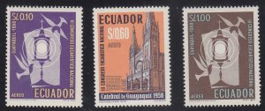 Ecuador - 1958 - SC C327-29 - LH - Complete set