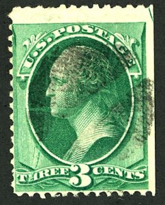 U.S. #147 USED TOP RIGHT ARROW