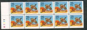 2283a Pheasant MNH booklet pane of 10