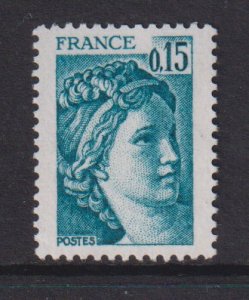 France  #1564  MNH  1978   Sabine  15c