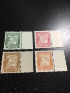 Bolivia sc C46,C47,C49,C50 MNH