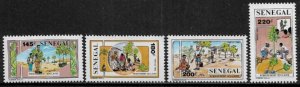 Senegal MNH 992-5 Tree Planting