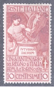 Italy, Scott #121, MH