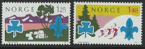 Norway Scott 656-657 MNH! 